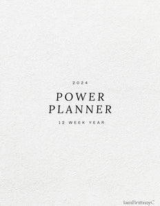 The Power Planner - 12 Week Year (Hard Cover)